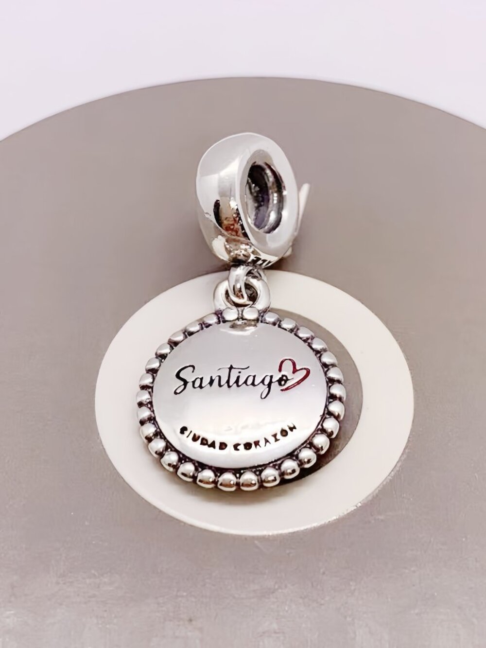 Pandora Santiago Engravable Dangle Charm